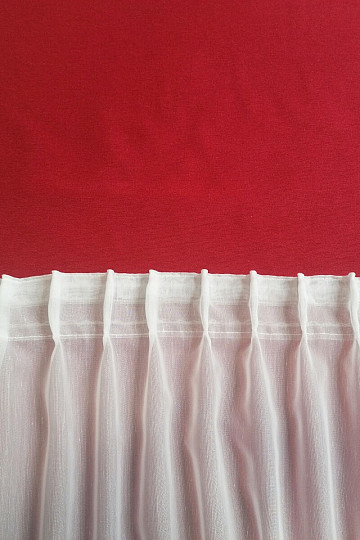 Lepršava vrpca za zavjese 8 cm, 1:1,5