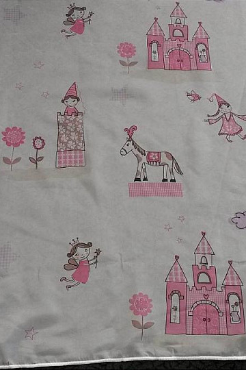 Dječja zavjesa PRINCESS sa dvorcem
