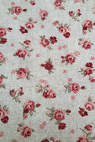 Dekorativna tkanina ROSE crvena