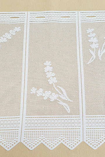 Moderna jacquard zavjesa za vitraž LAVANDA A370601