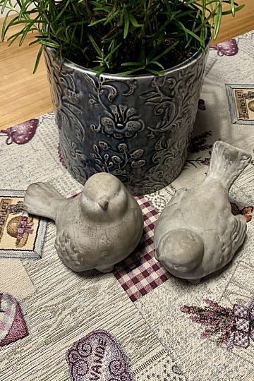 Stolnjak i šal od goblena boje lavande Provence