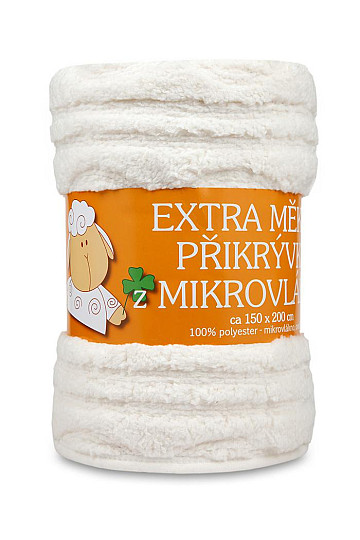 Deka od ovčje kože - 150x200 krem