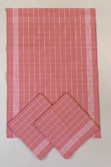 Kuhinjske krpe CUBE OLD PINK 3 kom