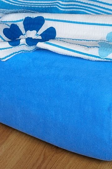 Plahta od frotira u boji DENIM
