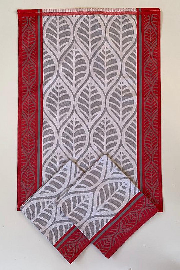 Ručnici LISTOVI CRVENI 3 kom