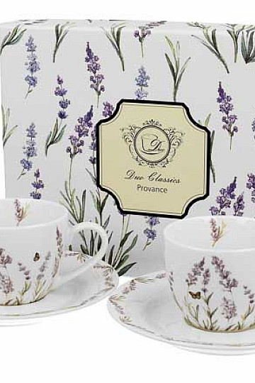 Set šalica i tanjurića Provence 90 ml