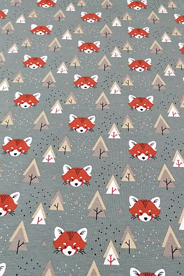 Pamučni pletivo FOX kaki