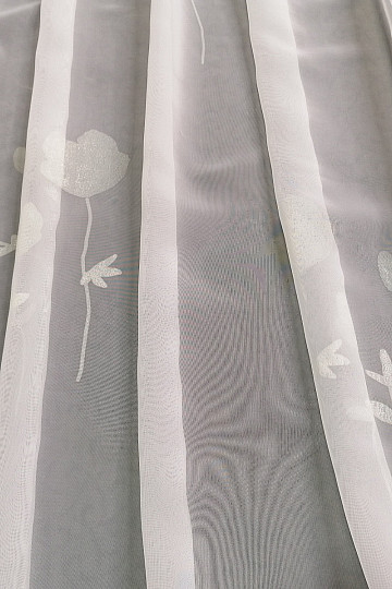 Zavjesa voile FLOWERS bež