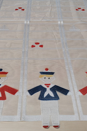 Dječja zavjesa na vitraž - jacquard MORNARI