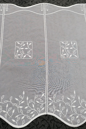 Vitražna zavjesa - voal s vezom 550/045