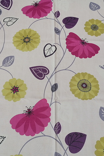 Ukrasna zavjesa Flowers 1 -140x240 cm