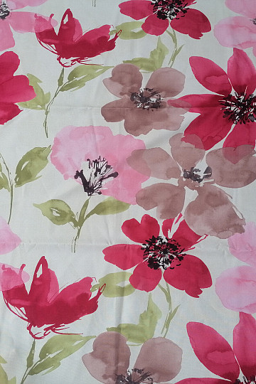 Ukrasna zavjesa Pink flowers veliki 150x240 cm