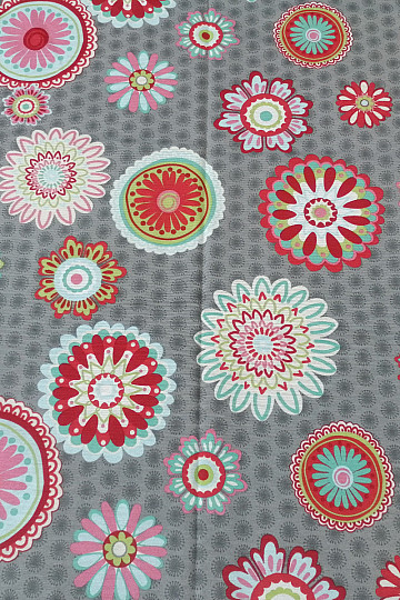 Ukrasna zavjesa Mandala cvijet -130x245 cm