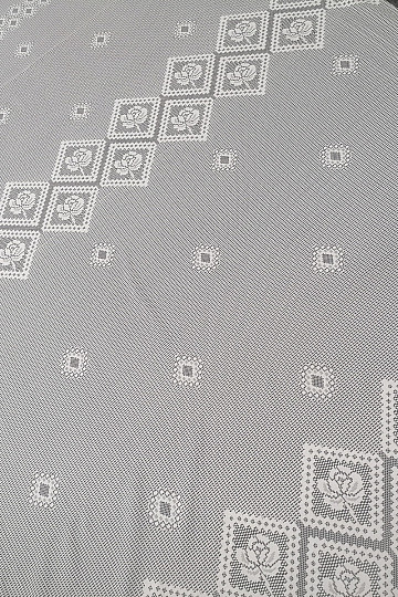 Jacquard zavjesa 86759/300 bijela
