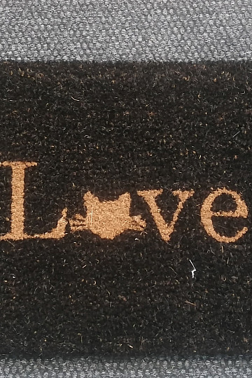 Love otirač crni