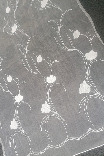 Gotova zavjesa s cvijećem 100x245 cm