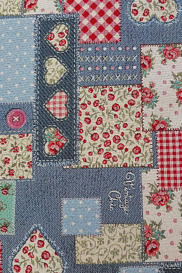 VINTAGE PATCHWORK tkanina za tapiserije