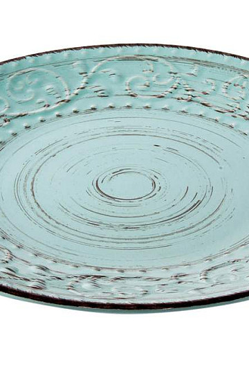 Plitki tanjur PLAVI RELJEF 28X3 cm