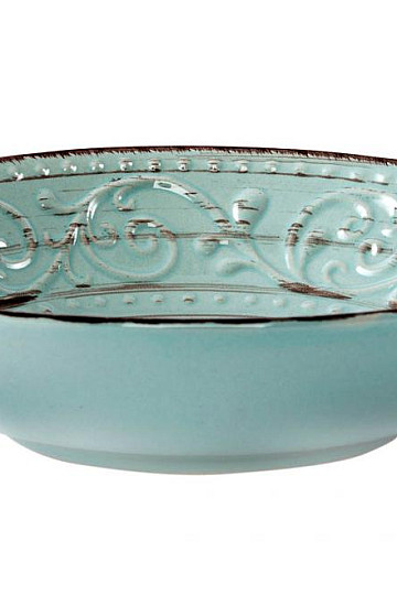 Tanjur duboki PLAVI RELJEF 22X4 CM