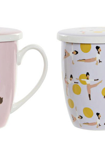 Set za čaj s cjedilom Joga 325 ml