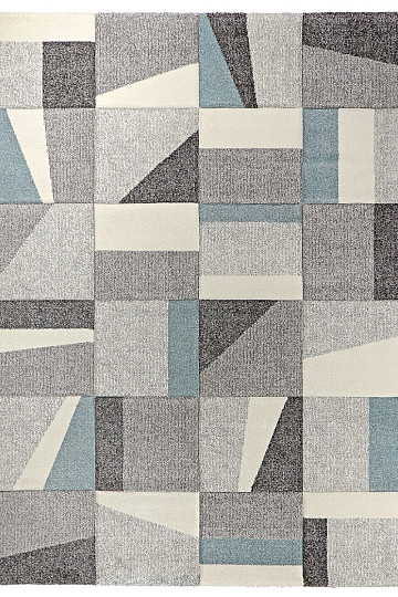 Moderni komadni tepih DIAMOND geometrijski kvadrati