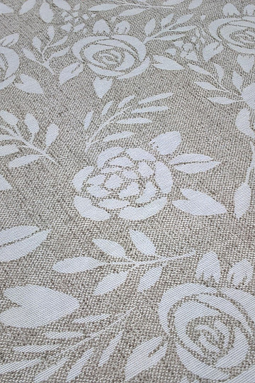 Dekorativna tkanina ROSE krem