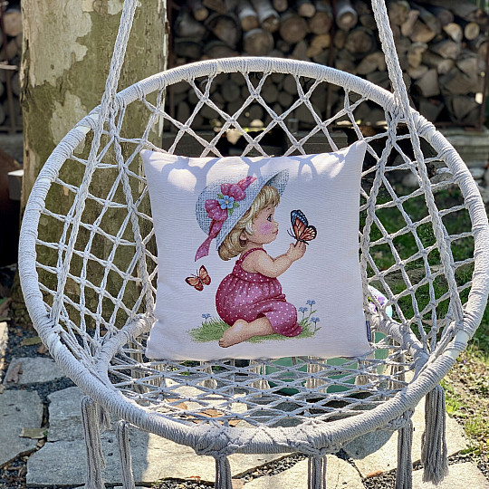 Goblen jastučnica DJEVOJČICA
