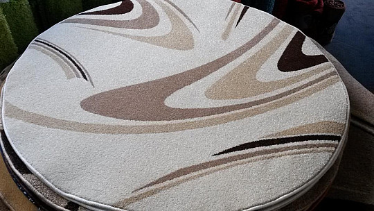 tepih krug KAVA krema