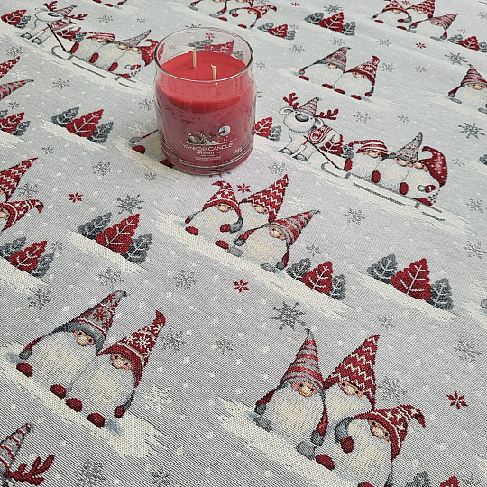 Tapiserijski stolnjak i šal BOŽIĆNI VILENJACI 2