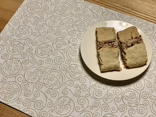 Božićni stolnjaci i šalovi Ornament zlatni