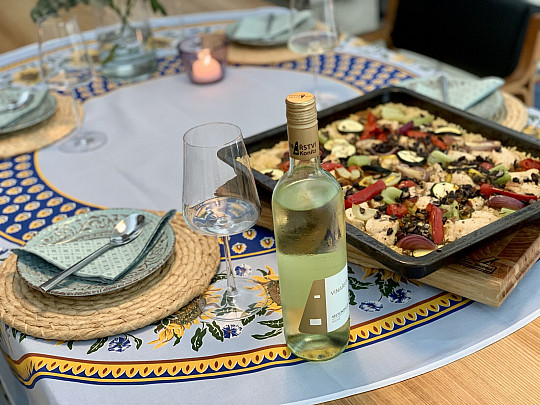 SUNCOKRET stolnjak i krug