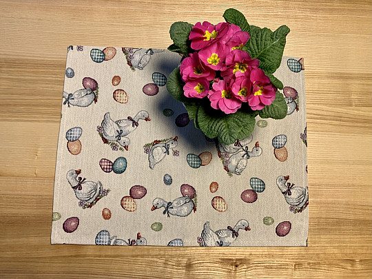 Uskrsni raspored stola - BIJELI LOVOVI