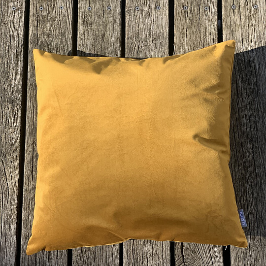 RIVIERA MUSTARD baršunasta navlaka
