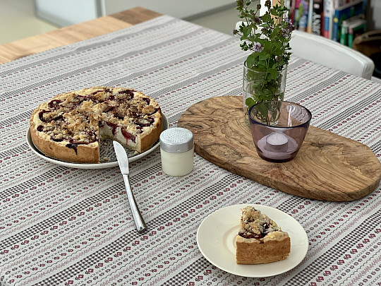 Stolnjak i šal TOSCANA VALERY RIGA BORDON STRIPE