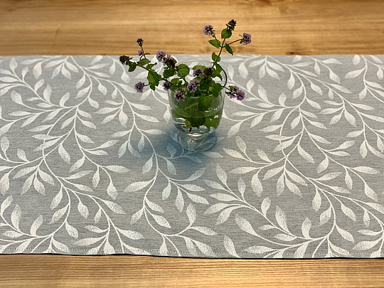 Stolnjak i šal NIGHT LEAFS sivi