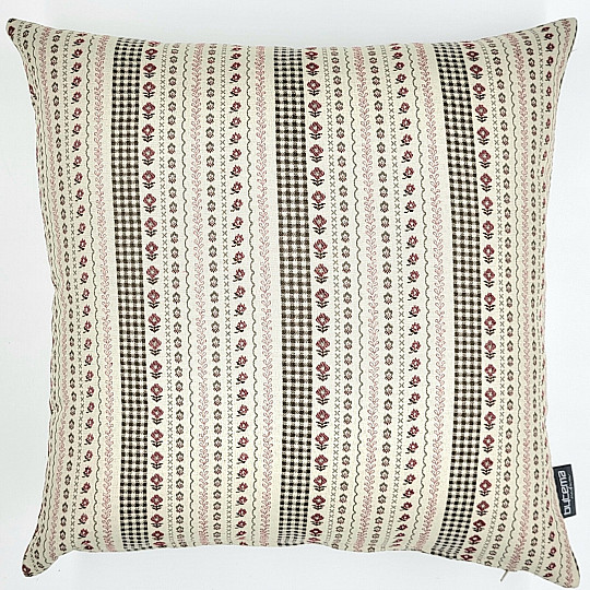 Navlaka za jastuk TOSCANA RIGA STRIPE bordo