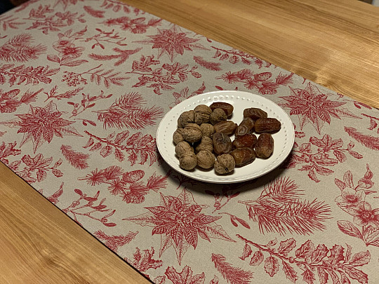 Božićni šal CESMÍNA BORDEAUX