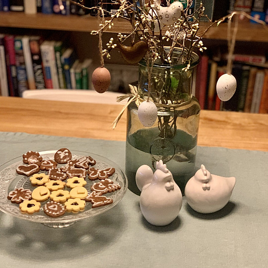 Laneni stolnjak VERONA sivo-zeleni