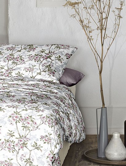 IRISETTE luksuzni pamučni saten TOKIO 8537-10 BIJELI