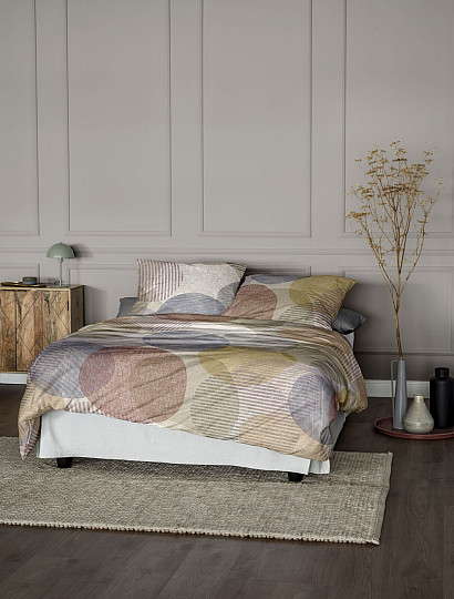 IRISETTE luksuzna posteljina od flanela ZOBEL 8553-50 COLOR WHEELS