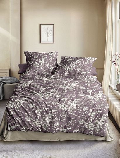 IRISETTE luksuzna posteljina od flanela ZOBEL 8558-70 bordo