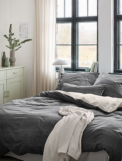 IRISETTE luksuzni pamučni saten WAVE 8557-11 antracit