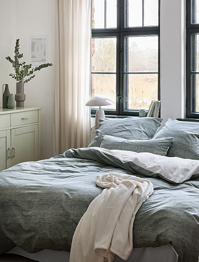 IRISETTE luksuzni pamučni saten WAVE 8557-30 zelena