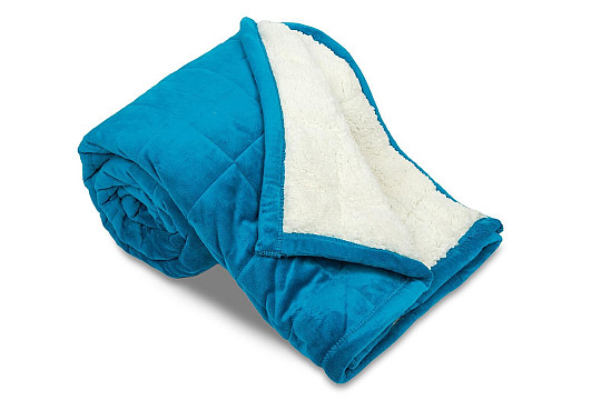 Deka od mikrovlakana EXTRA SOFT sheep stitch TIRKIZNA