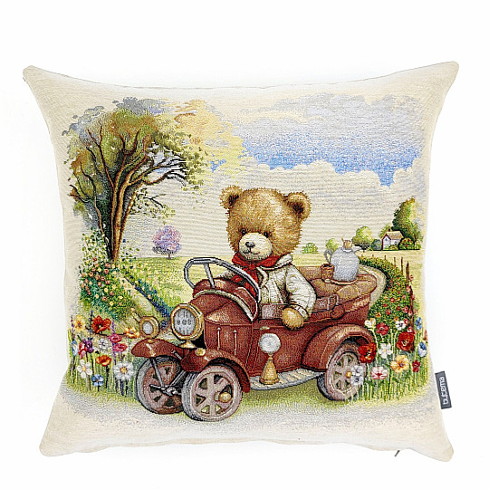 Jastučnica goblen TEDDY U AUTU
