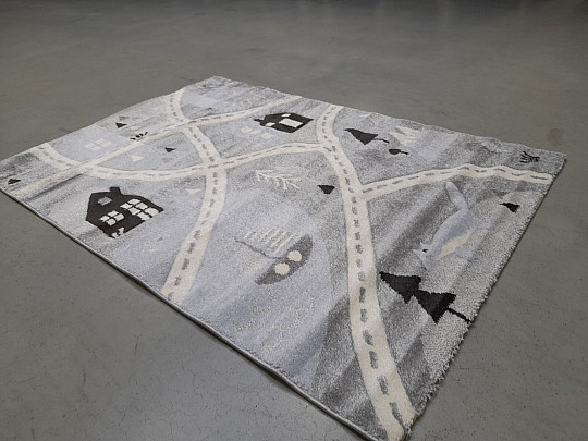 Dječji tepih HAPPY 310 srebrni