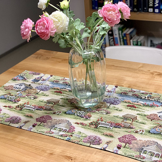 Goblen stolnjak i šal RAJSKI VRT II