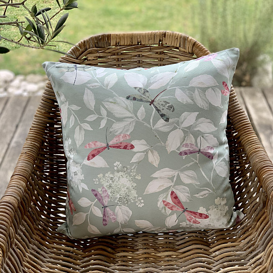 Ukrasna jastučnica ROSETO DRAGONFLY mentol