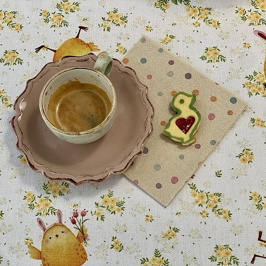 Uskrsni stolnjak KOKOŠI I JAJA