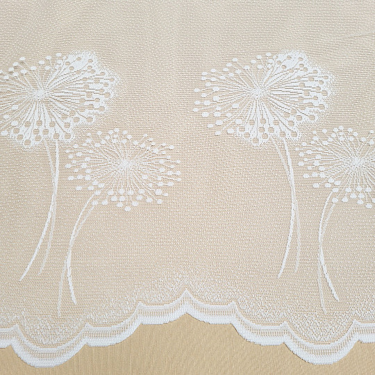 Jacquard zavjesa CHMÝŘÍ bijela